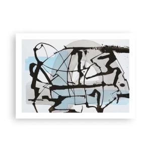 Póster - Azul a pesar de todo - 70x50 cm