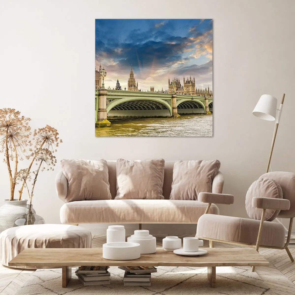 Cuadro sobre lienzo - Impresión de Imagen - El tiempo se detuvo en el Imperio - 70x70 cm