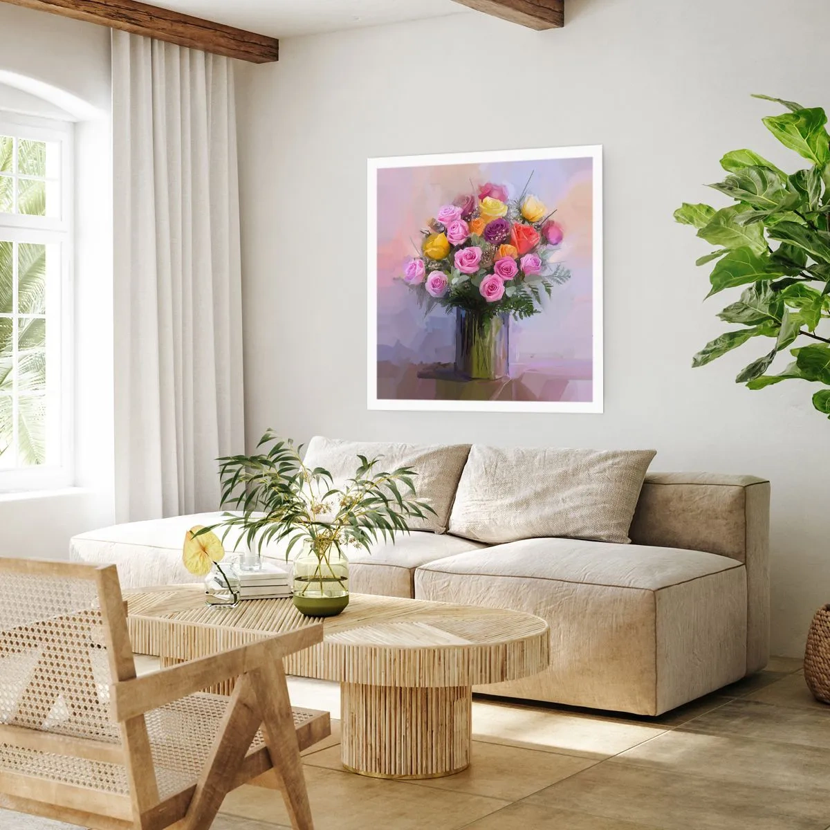 Póster - Belleza inmortalizada - 50x50 cm