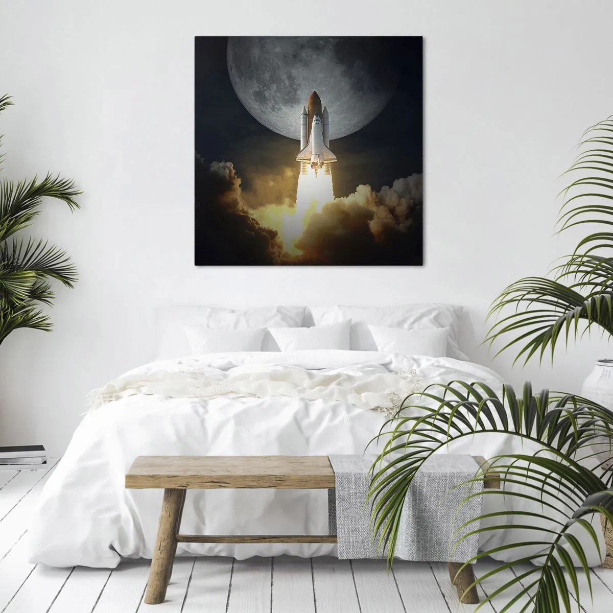 Cuadro sobre lienzo - Impresión de Imagen - El comienzo de una aventura sobrenatural - 40x40 cm