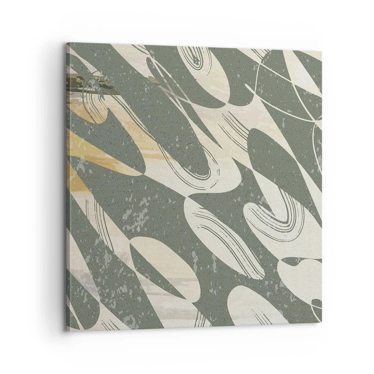 Cuadro sobre lienzo - Impresión de Imagen - Abstracción rítmica - 60x60 cm