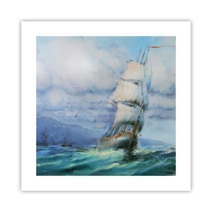 Póster - Viento en popa - 40x40 cm