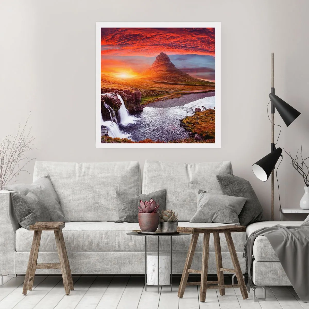 Póster - Una vista de la Tierra Media - 30x30 cm