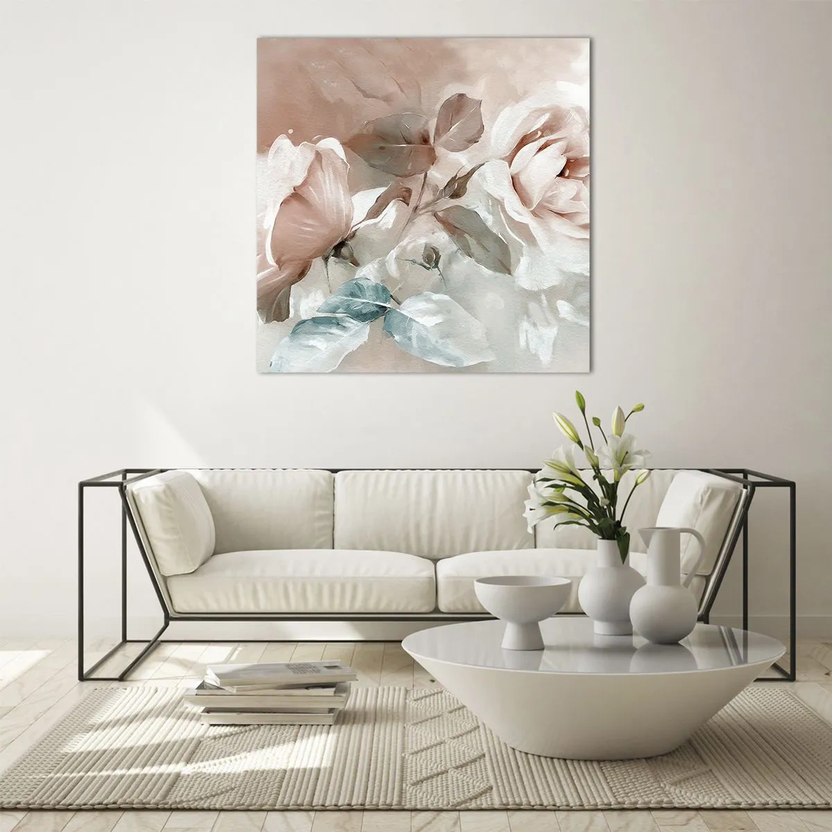 Cuadro sobre vidrio - Impresiones sobre Vidrio - El espíritu del romanticismo - 50x50 cm