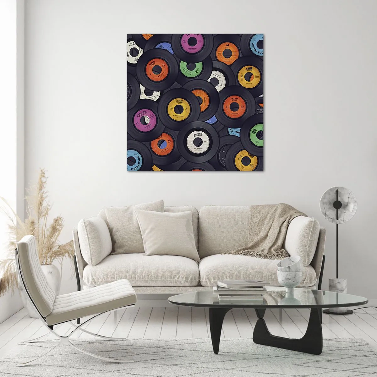 Cuadro sobre vidrio - Impresiones sobre Vidrio - Colores de los clásicos - 60x60 cm