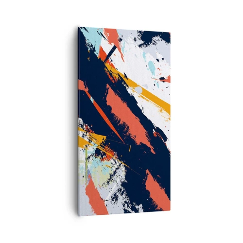 Cuadro sobre lienzo - Impresión de Imagen - Composición dinámica - 55x100 cm