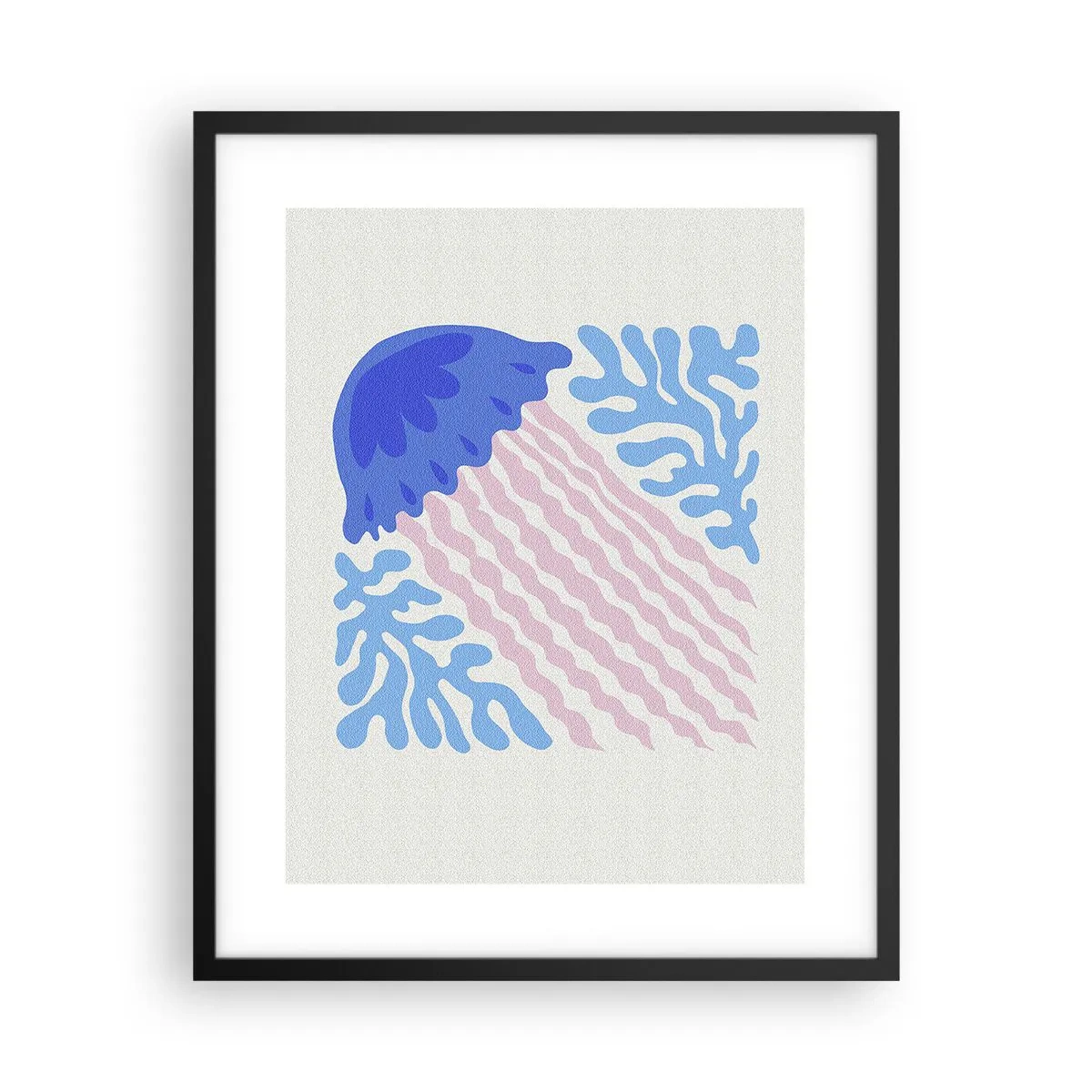 Póster en marco negro - Como de otro mundo - 40x50 cm