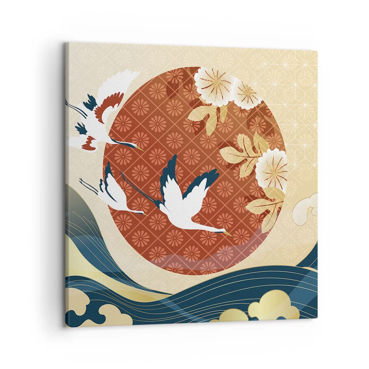 Cuadro sobre lienzo - Impresión de Imagen - Un cuento de hadas japonés - 50x50 cm