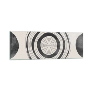 Cuadro sobre vidrio - Impresiones sobre Vidrio - Lo importante es lo que hay entre medias - 90x30 cm