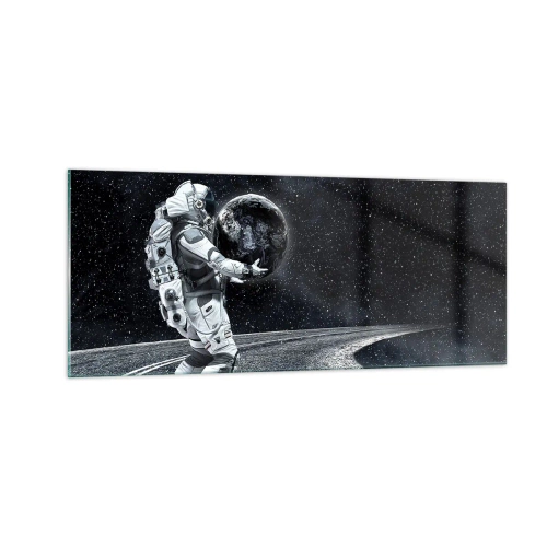 Cuadro sobre vidrio - Impresiones sobre Vidrio - En la Vía Láctea - 100x40 cm