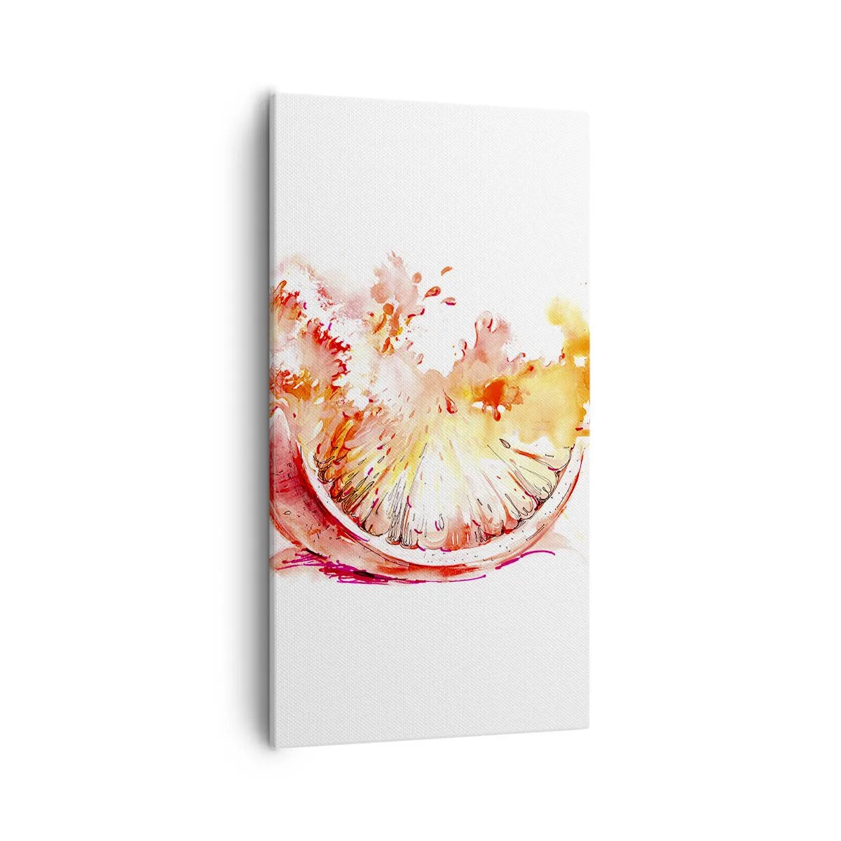 Cuadro sobre lienzo - Impresión de Imagen - Jugoso refresco - 55x100 cm