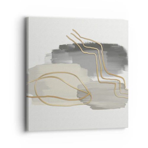 Cuadro sobre lienzo - Impresión de Imagen - Persistencia y movimiento - 40x40 cm