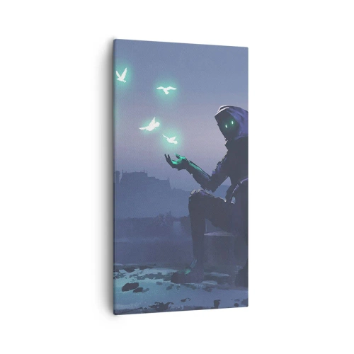 Cuadro sobre lienzo - Impresión de Imagen - La vida volverá - 55x100 cm