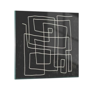 Cuadro sobre vidrio - Impresiones sobre Vidrio - No es tan sencillo - 40x40 cm