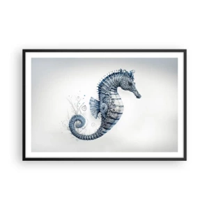 Póster en marco negro - Una sutil broma de la naturaleza - 91x61 cm