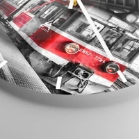 Esfera sin numeración, con rayas