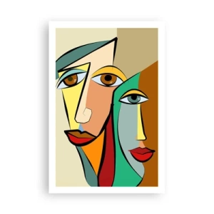 Póster - Pareja cubista - 61x91 cm