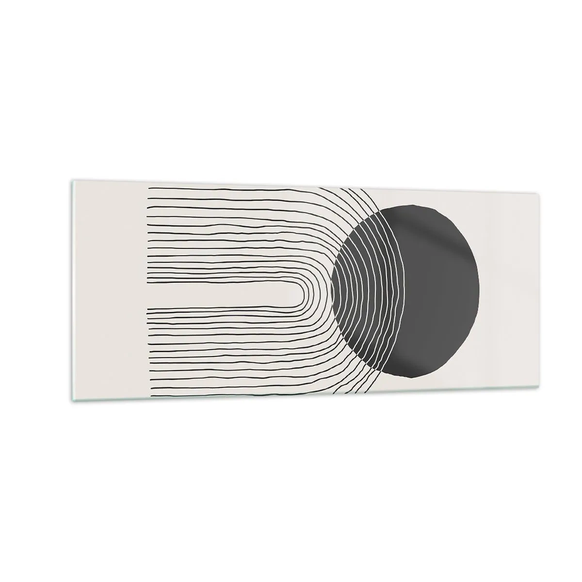 Cuadro sobre vidrio - Impresiones sobre Vidrio - Temblor y certeza - 100x40 cm