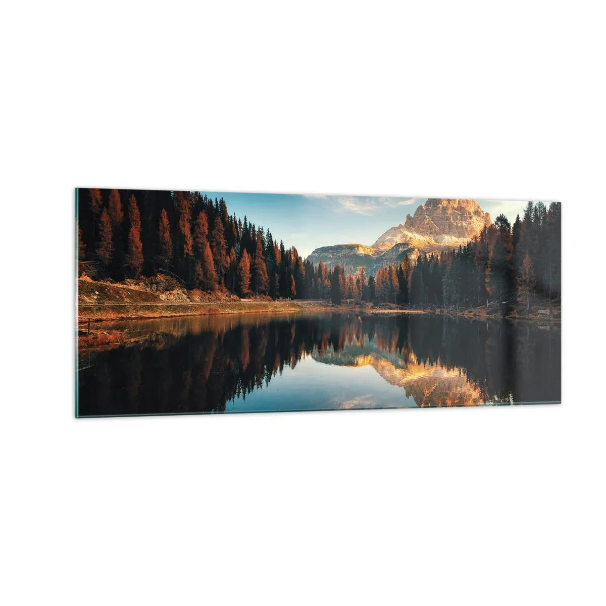 Cuadro sobre vidrio - Impresiones sobre Vidrio - Paisaje duplicado - 100x40 cm