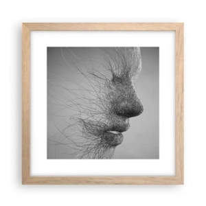 Póster en marco roble claro - Espíritu del viento - 30x30 cm