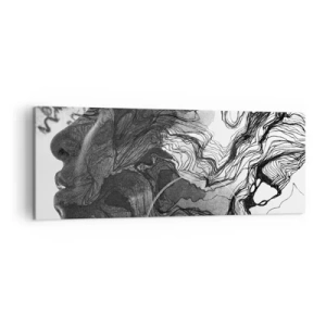 Cuadro sobre lienzo - Impresión de Imagen - Enredada en sueños - 140x50 cm