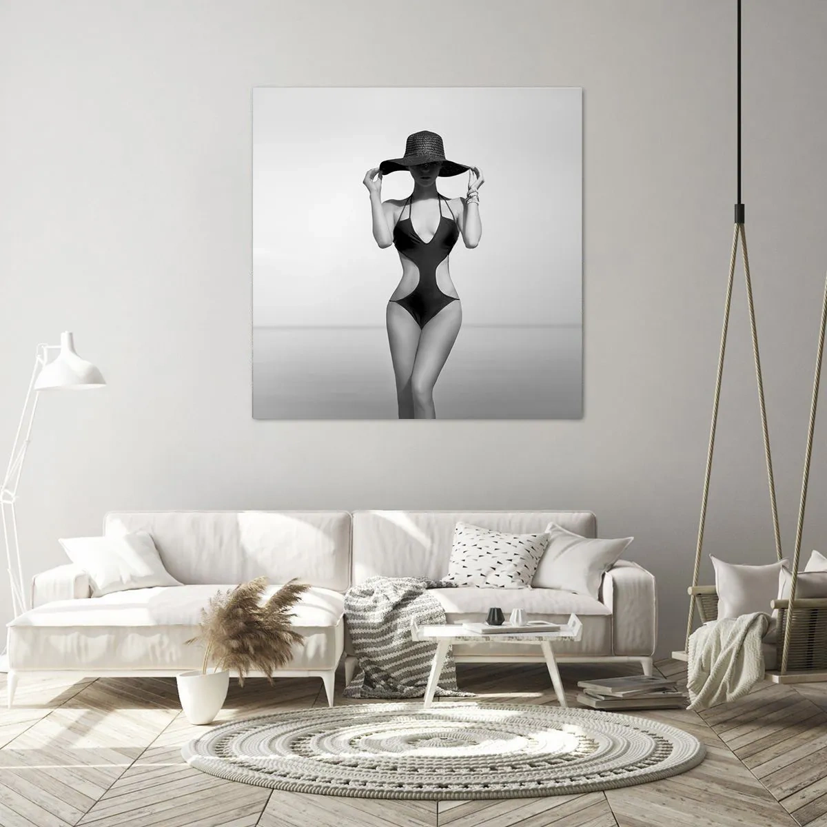 Cuadro sobre lienzo - Impresión de Imagen - Mi nombre es Elegancia - 50x50 cm