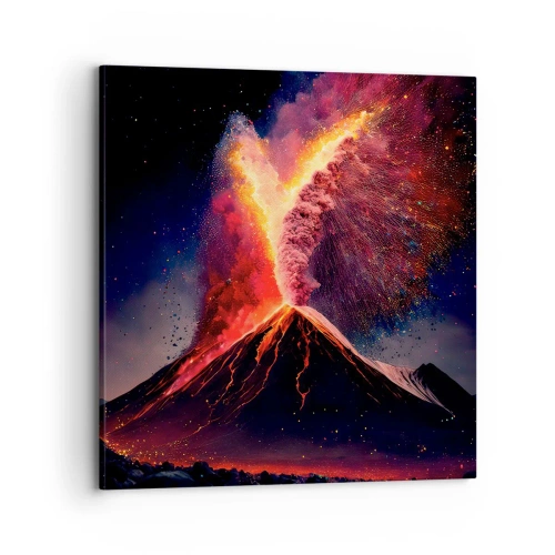 Cuadro sobre lienzo - Impresión de Imagen - Belleza y horror - 70x70 cm