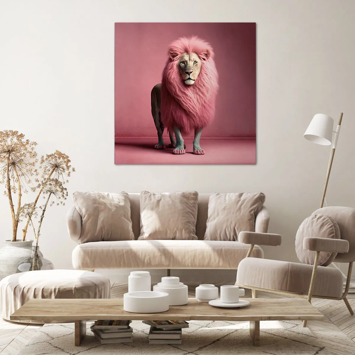 Cuadro sobre lienzo - Impresión de Imagen - Y ya no me tienes miedo - 50x50 cm