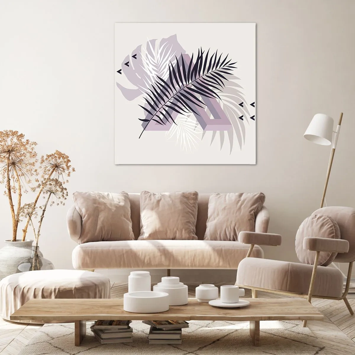 Cuadro sobre lienzo - Impresión de Imagen - La sombra de una sombra - 40x40 cm