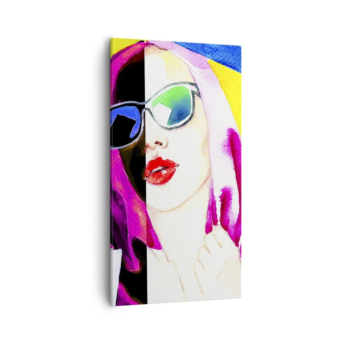 Cuadro sobre lienzo - Impresión de Imagen - Contrastes - 55x100 cm