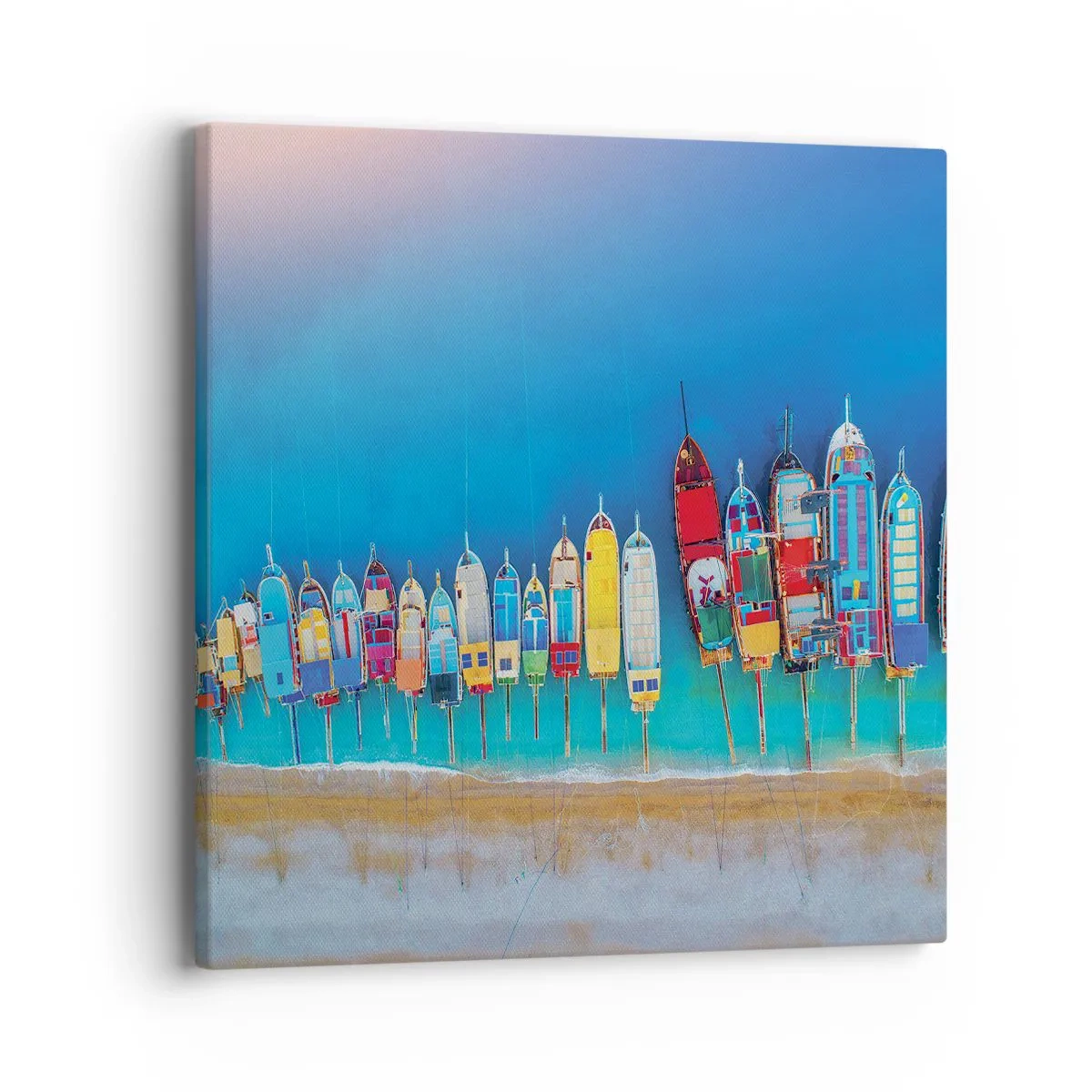 Cuadro sobre lienzo - Impresión de Imagen - A vista de pájaro - 40x40 cm