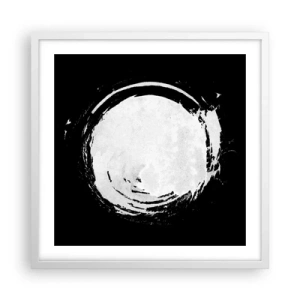 Póster en marco blanco - La buena salida - 50x50 cm