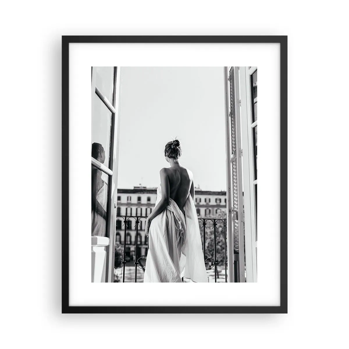 Póster en marco negro - Despertar de los sentidos - 40x50 cm