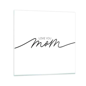 Cuadro sobre vidrio - Impresiones sobre Vidrio - Gran emoción - 30x30 cm