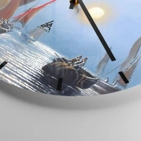 Esfera sin numeración, con rayas