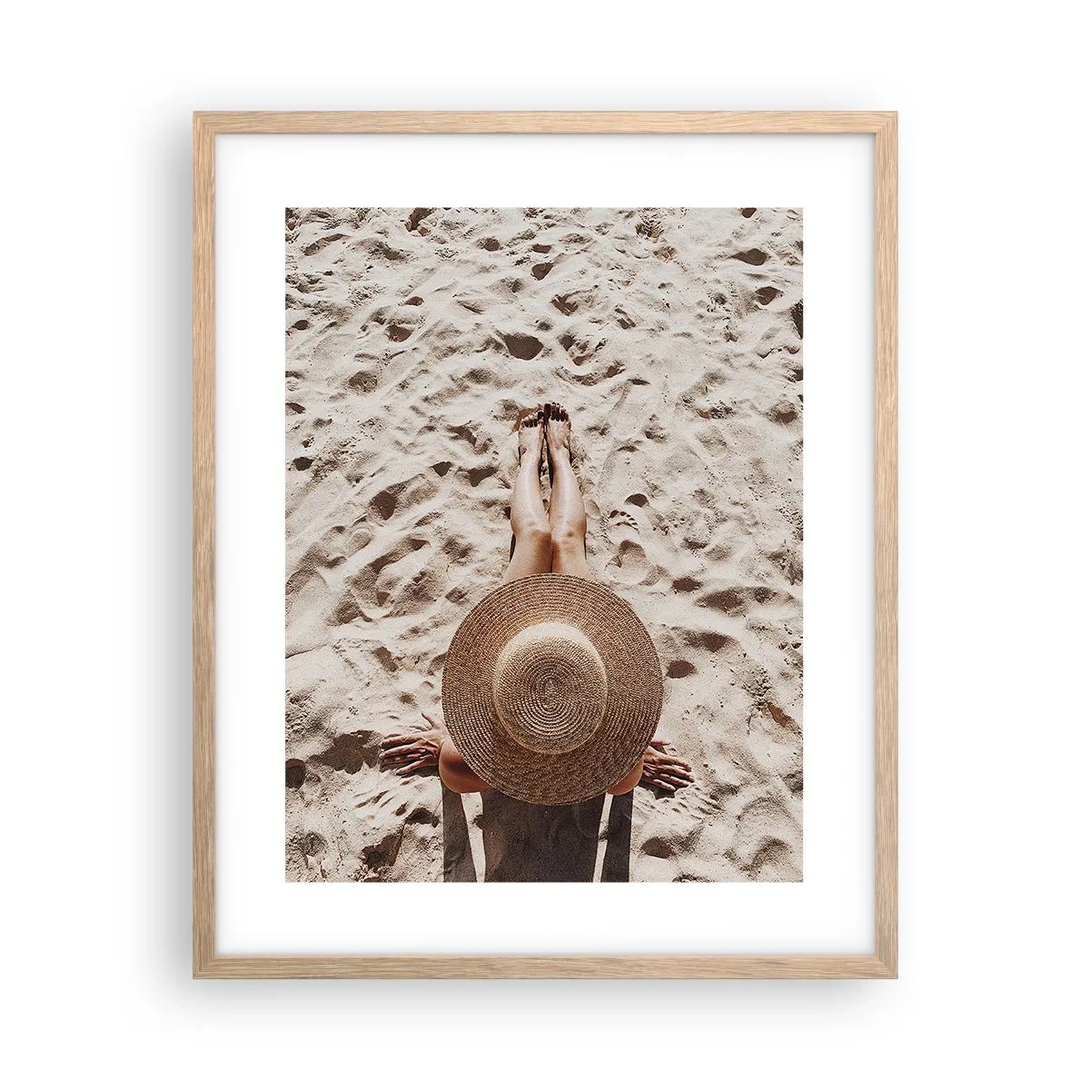 Póster en marco roble claro - Un tiempo de ensueño - 40x50 cm