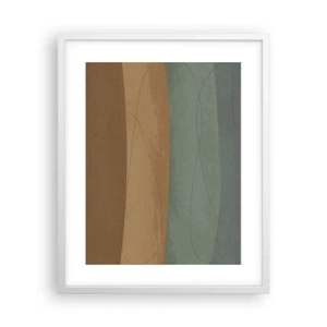 Póster en marco blanco - Composición horizontal - 40x50 cm
