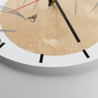 Esfera sin numeración, con rayas