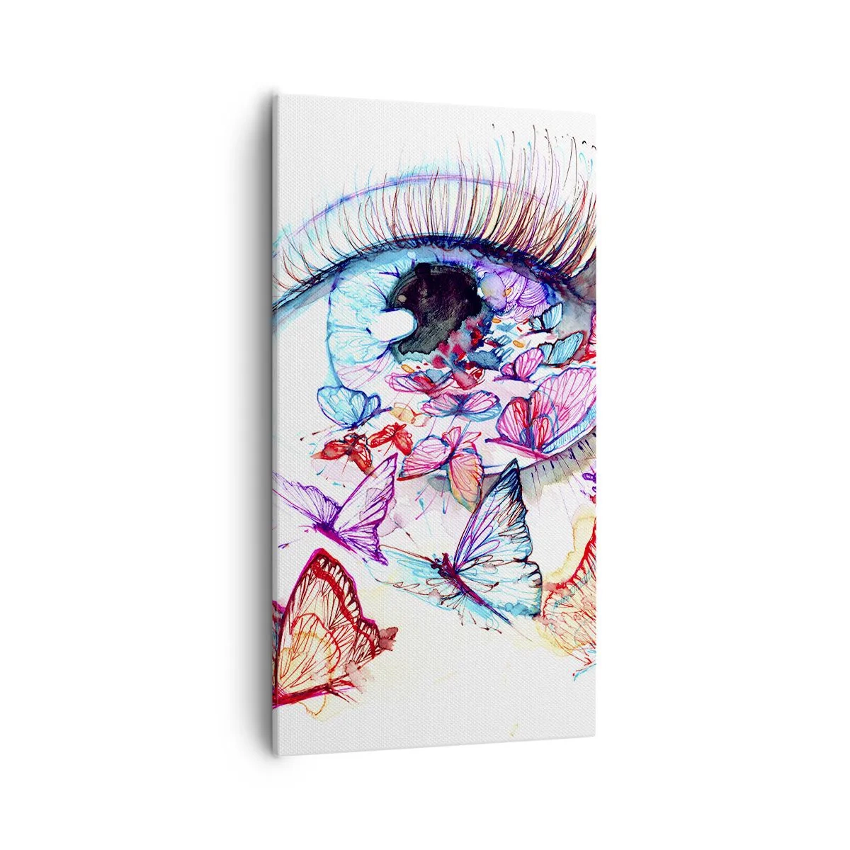 Cuadro sobre lienzo - Impresión de Imagen - El encanto de los ojos de cuento de hadas - 55x100 cm