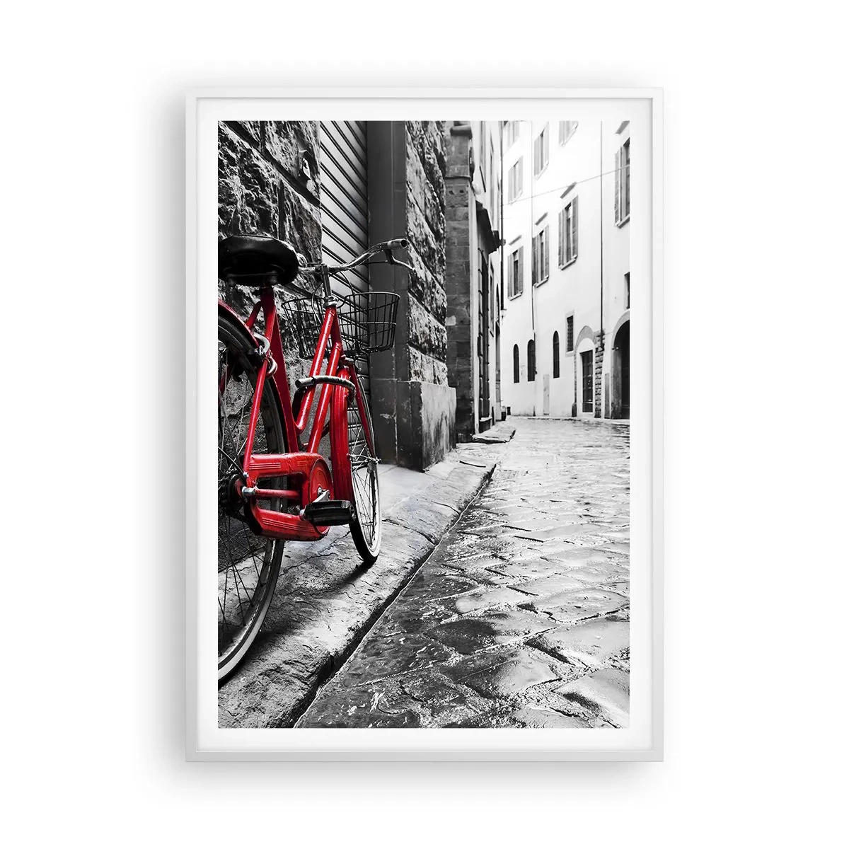 Póster en marco blanco - La verdadera belleza no envejece - 70x100 cm