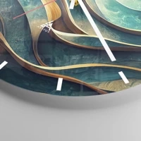 Esfera sin numeración, con rayas