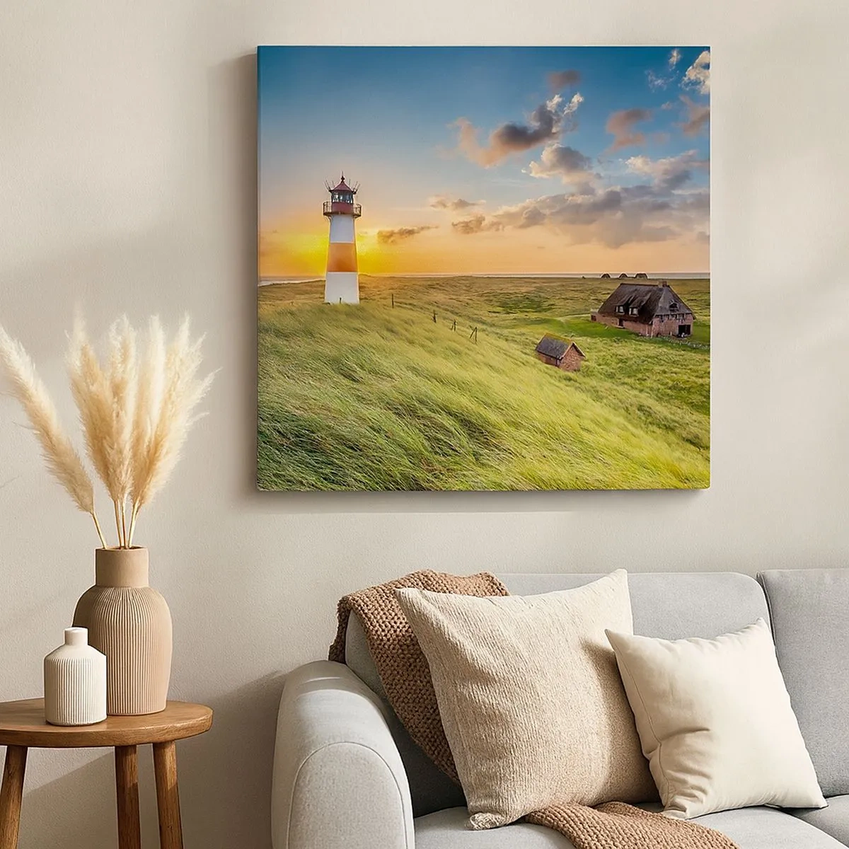 Cuadro sobre lienzo - Impresión de Imagen - Entre las olas - 30x30 cm