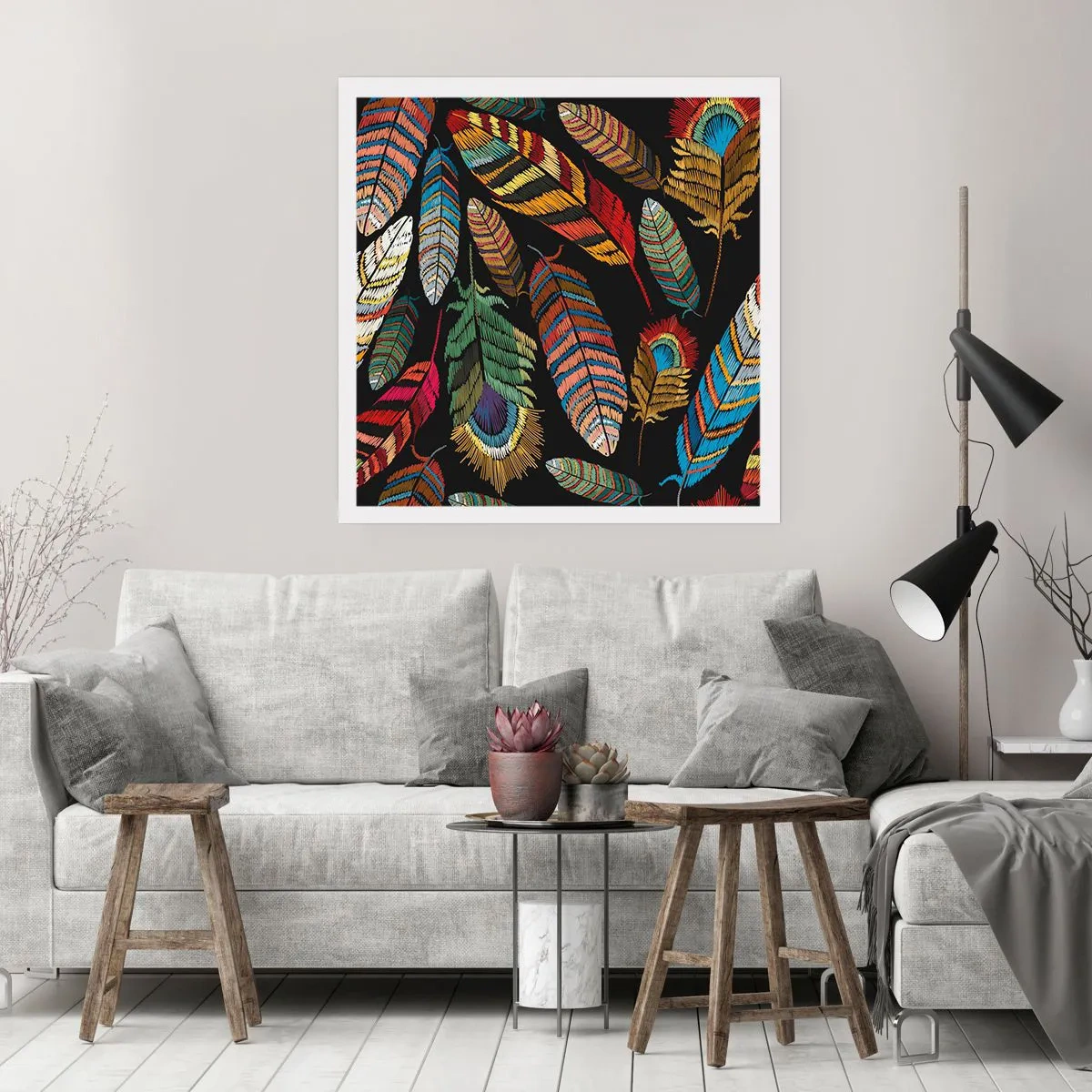 Póster - Carnaval de las aves - 60x60 cm