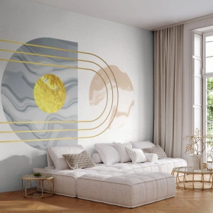 Fotomural Autadhesivo Deluxe Sticker - Brillo y resplandor - Abstracción, Pedazo, Gráficos - 300x210 cm