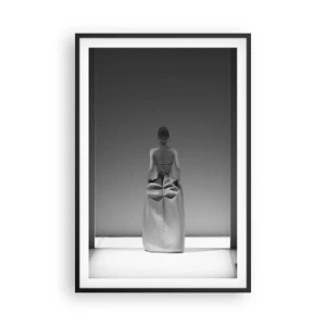 Póster en marco negro - Sencillez refinada - 61x91 cm