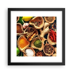 Póster en marco negro - Toma lo que quieras - 30x30 cm