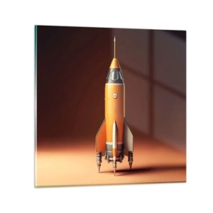 Cuadro sobre vidrio - Impresiones sobre Vidrio - Comienza con un sueño - 60x60 cm