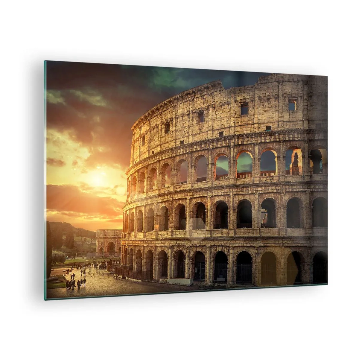 Cuadro sobre vidrio - Impresiones sobre Vidrio - Una impresión colosal - 70x50cm - Una impresión colosal - Decoración de pared moderna para salón y dormitorio ARTTOR