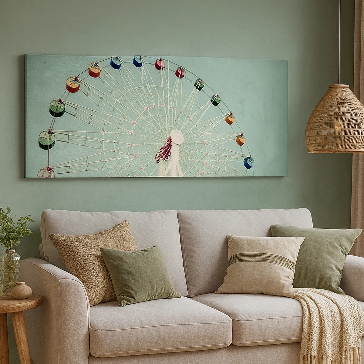 Cuadro sobre lienzo - Impresión de Imagen - Te invitamos a jugar - 30x30 cm