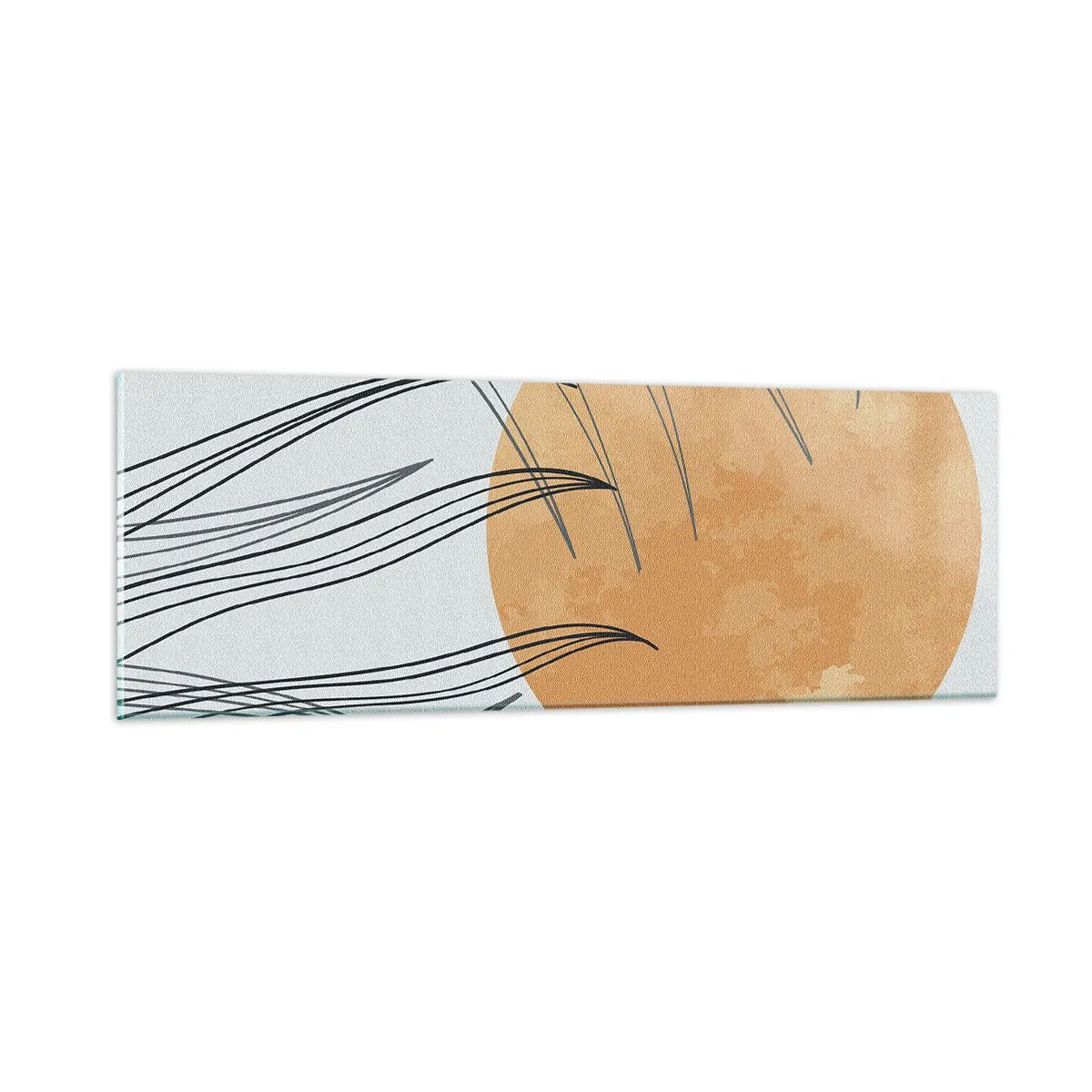 Cuadro sobre vidrio - Impresiones sobre Vidrio - Siempre hacia el sol - 90x30 cm